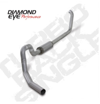 Picture of Diamond Eye KIT 4in Turbo Back Single AL: 00-03 FORD 7.3L F550 ROLLOVER