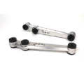Picture of BLOX Racing 90-01 Integra, 89-95 Civic, CRX, Del Sol V2 Billet Rear LCA Poly Bushings - Raw