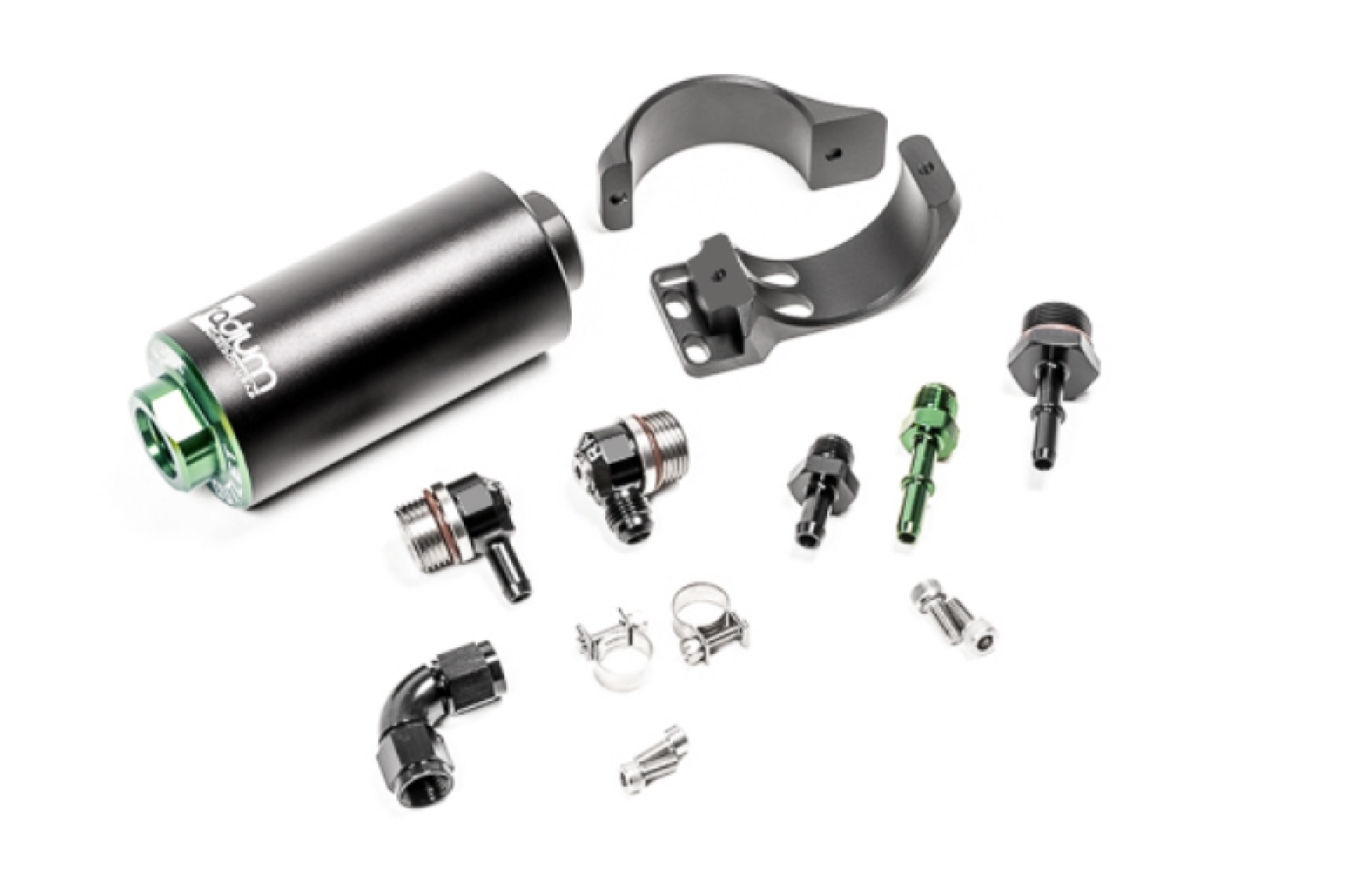 Picture of Radium Engineering 89-05 Mazda MX-5 Fuel Filter Kit 10 Micron Stainless Filter