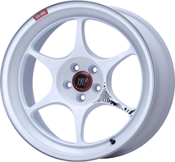 Picture of Enkei PF06 18x9.5 5x114.3 27mm Offset 75mm Bore White Machined Wheel