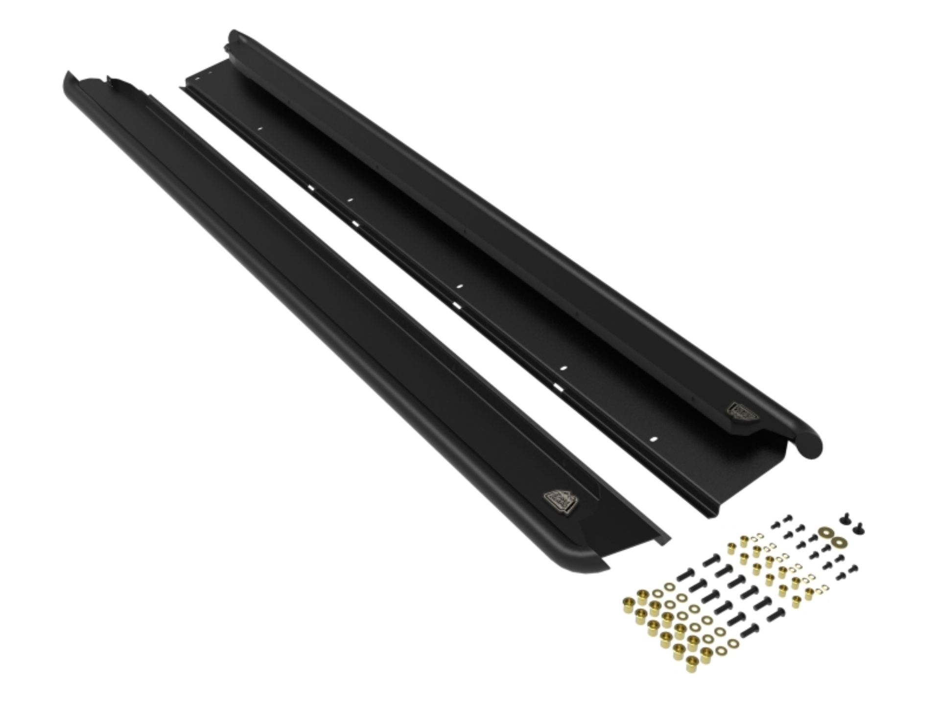 Picture of aFe POWER 10-14 Subaru Outback H4 2.5L / H6 3.6L Terra Guard Trail Slider Step - Black