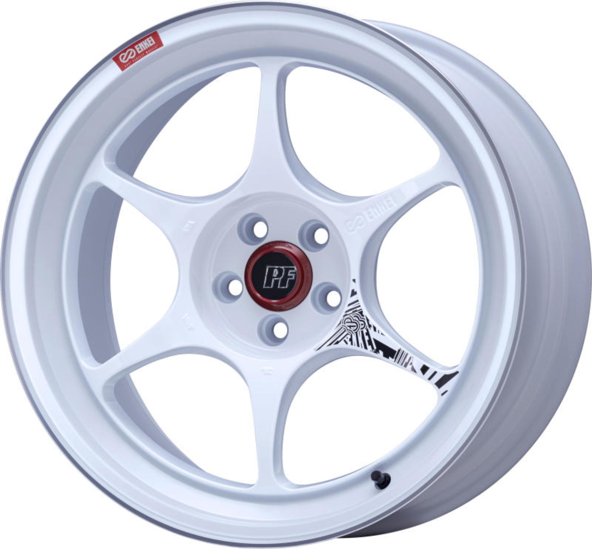 Picture of Enkei PF06 18x9.5 5x114.3 40mm Offset 75mm Bore White Machined