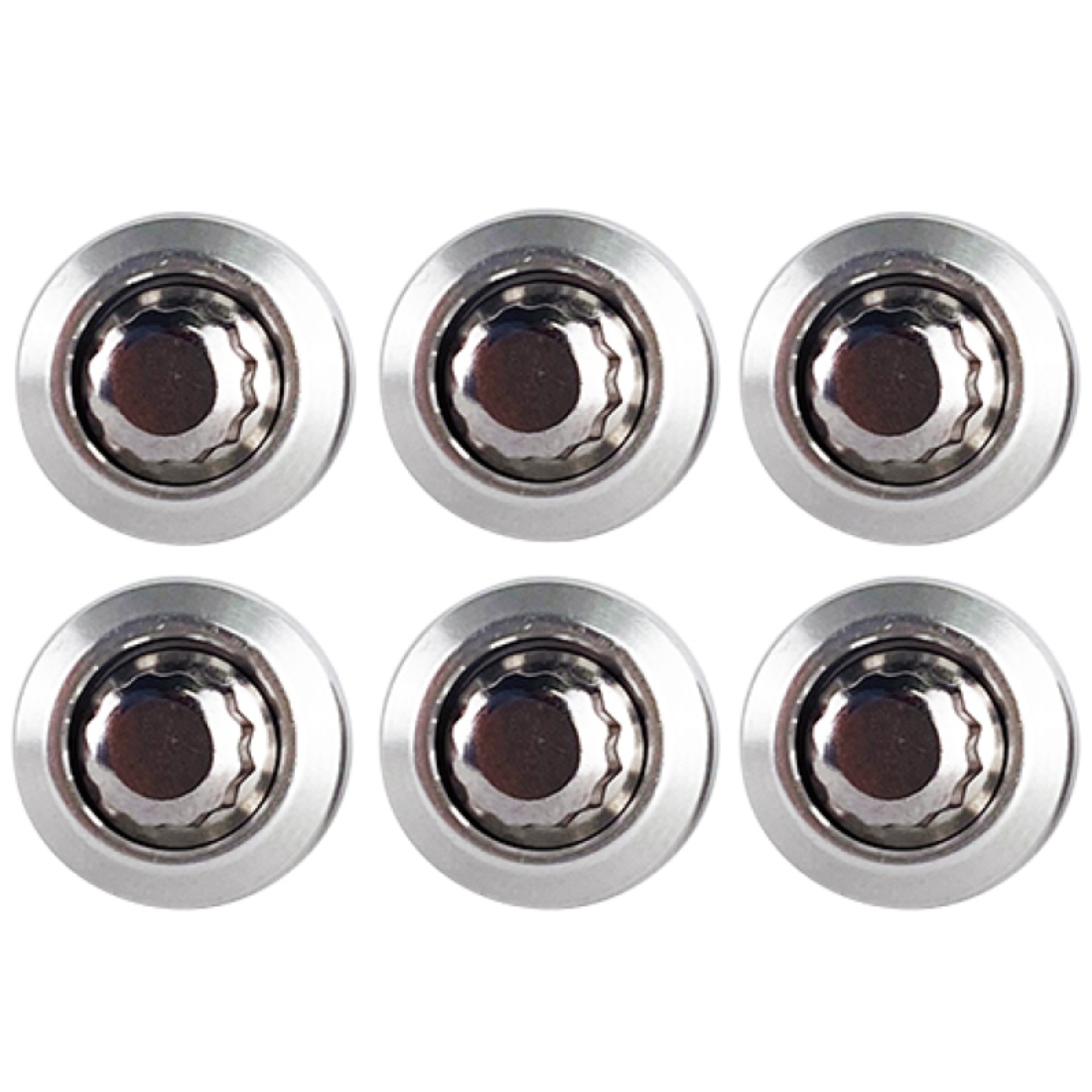 Picture of BLOX Racing New Fender Washers Kit M6 12pt - 6pc Large Diameter Silver