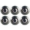 Picture of BLOX Racing New Fender Washers Kit M6 12pt - 6pc Large Diameter Gun Metal