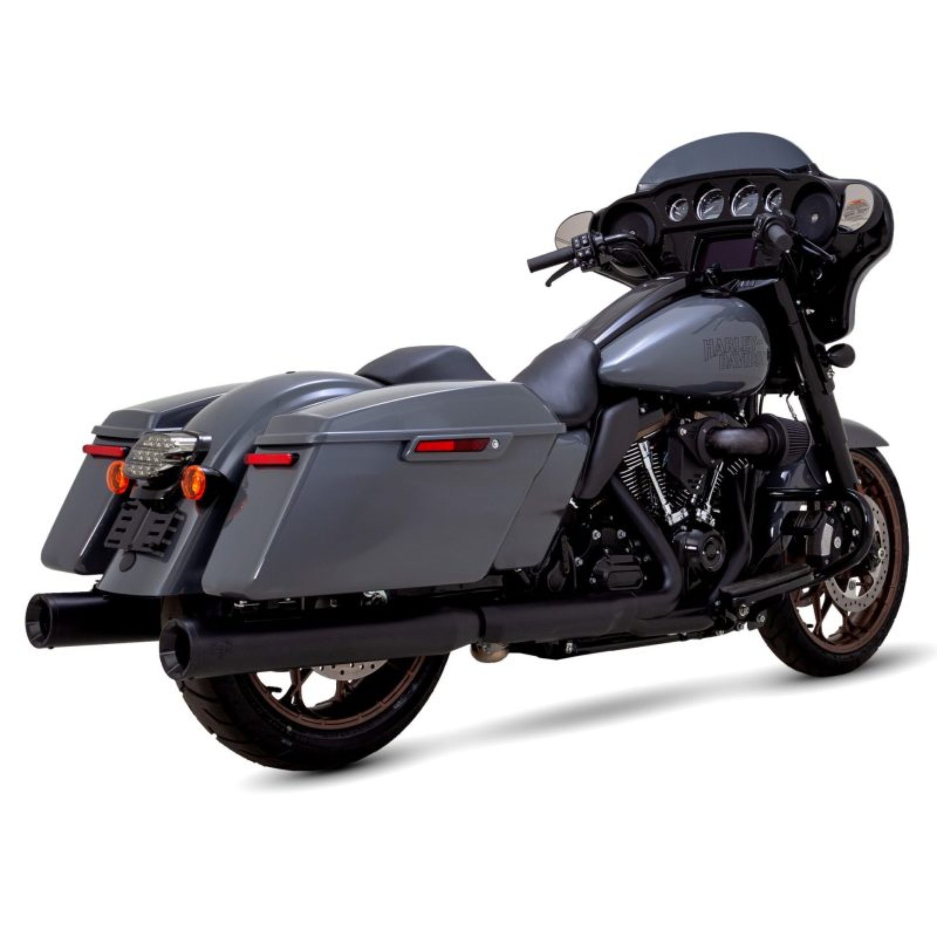 Picture of Vance & Hines HD Dresser 17-22 Eliminator 400 Black Slip-On Exhaust