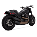 Picture of Vance & Hines HD Softail 18-22 Fatbob Hi-Output S/O Black Slip-On Exhaust