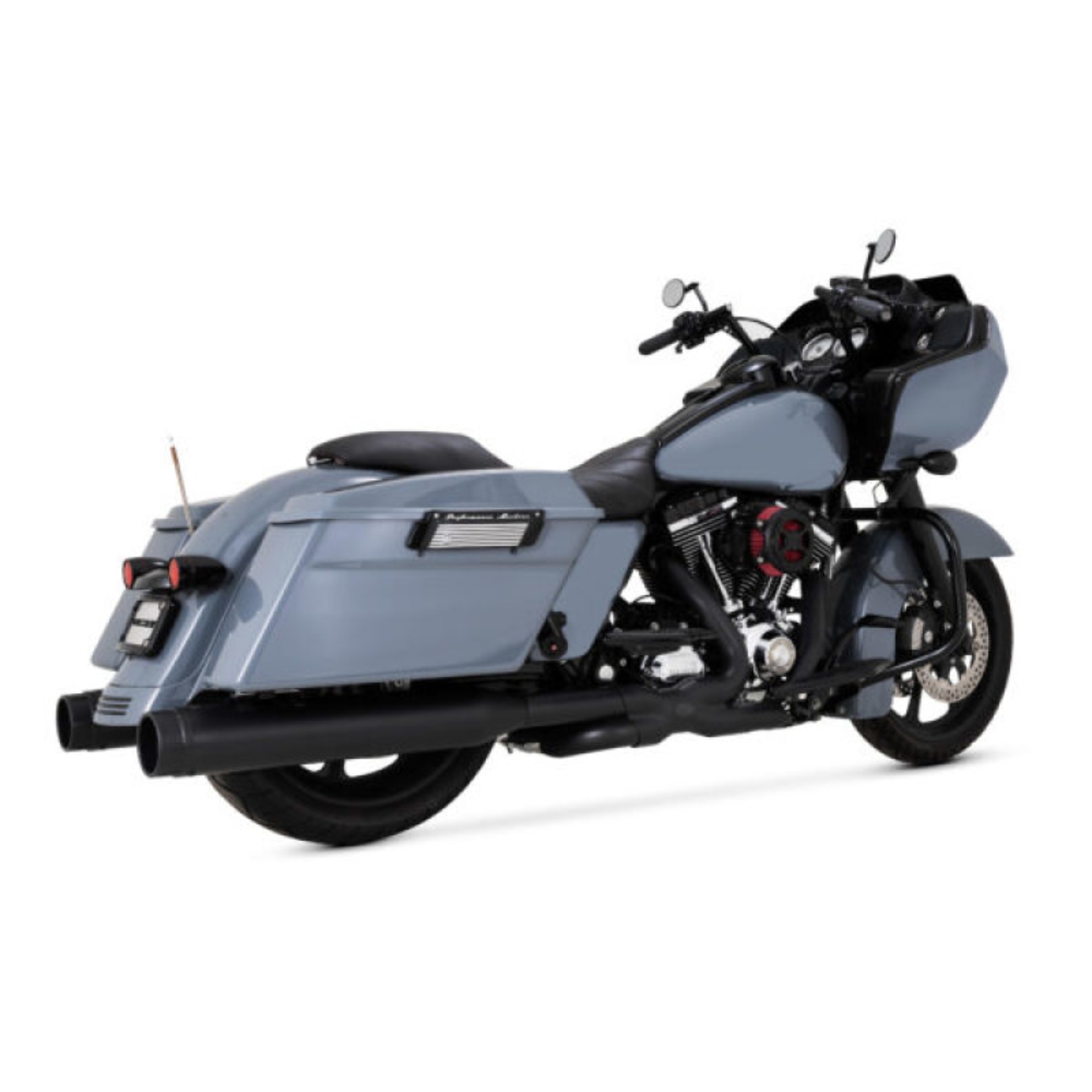 Picture of Vance & Hines HD Dresser 17-25 Power Duals Black PCX Header Exhaust