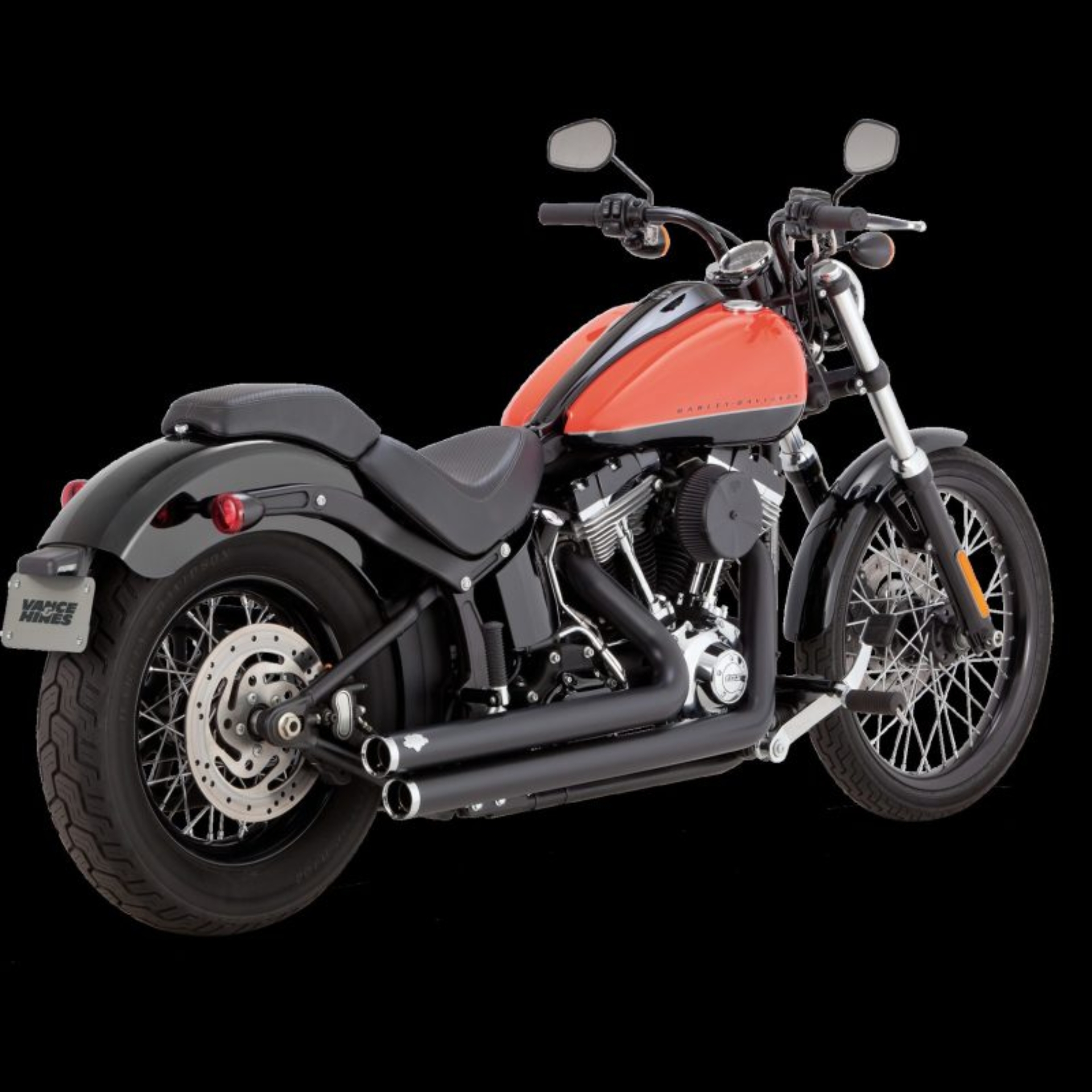 Picture of Vance & Hines 18-22 Harley-Davidson Softail/ Big Shots Staggered PCX Full System Exhaust - Black