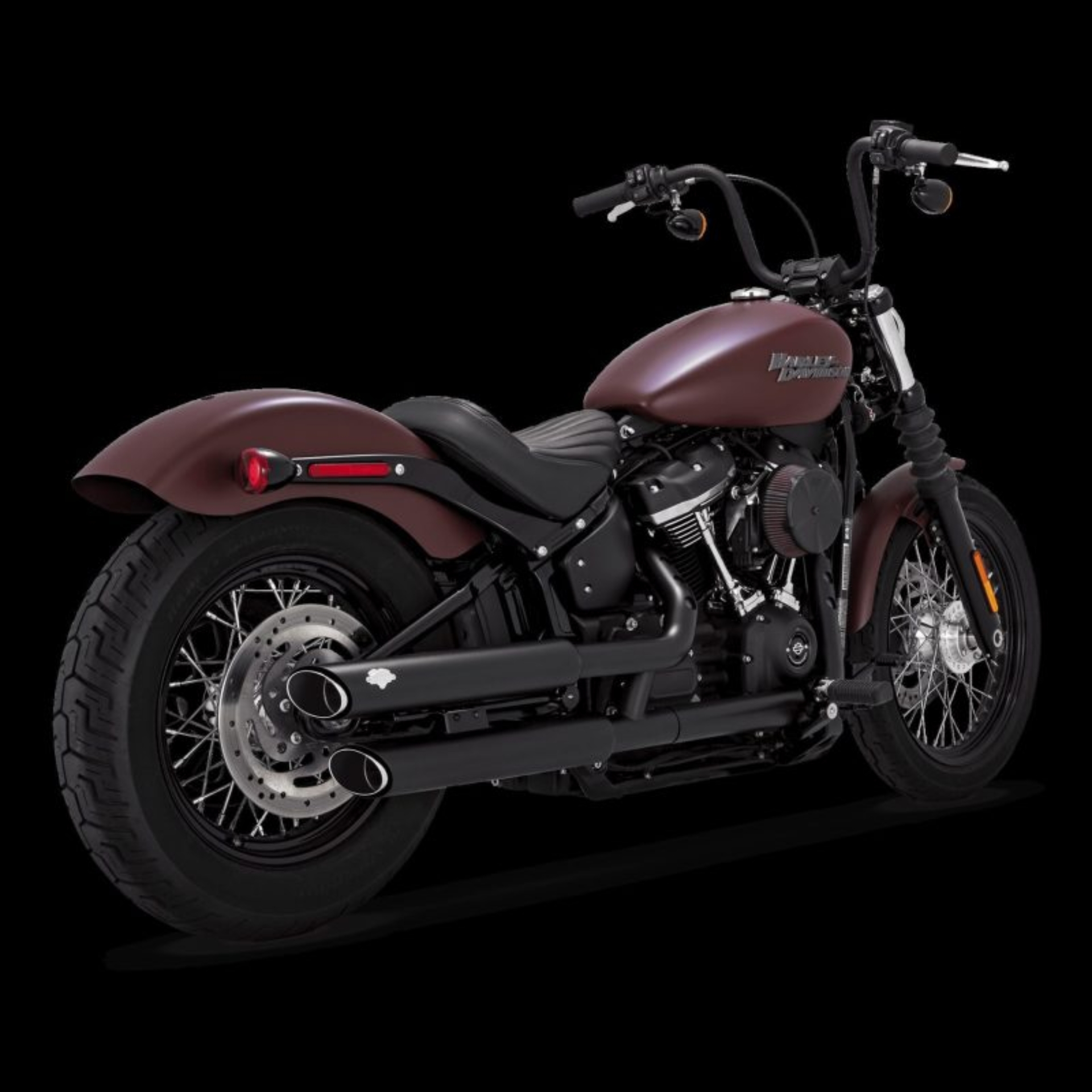 Picture of Vance & Hines 18-22 Harley-Davidson Softail Twin Slash S/OS PCX Slip-On Exhaust - Black