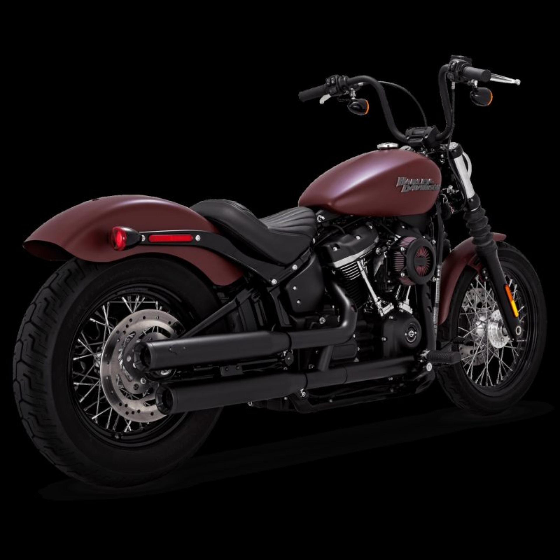 Picture of Vance & Hines 18-22 Harley-Davidson Softail Eliminator 300 PCX Slip-Ons Exhaust - Black