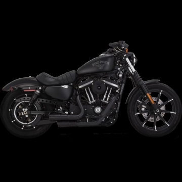Picture of Vance & Hines HD Sportster 04-22 Mini Grenades Black PCX Full System Exhaust
