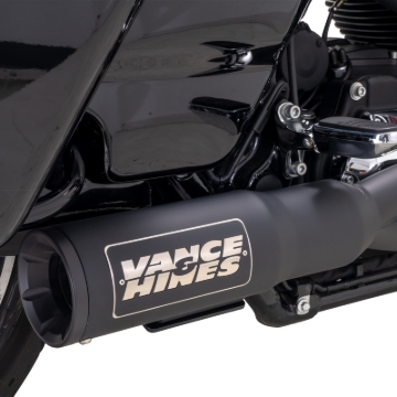Picture of Vance & Hines HD  Touring 17-22 HO 2-1 Black Full System Exhaust