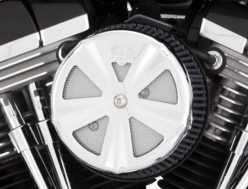 Picture of Vance & Hines Chrome Skullcap Crown Intake Cover