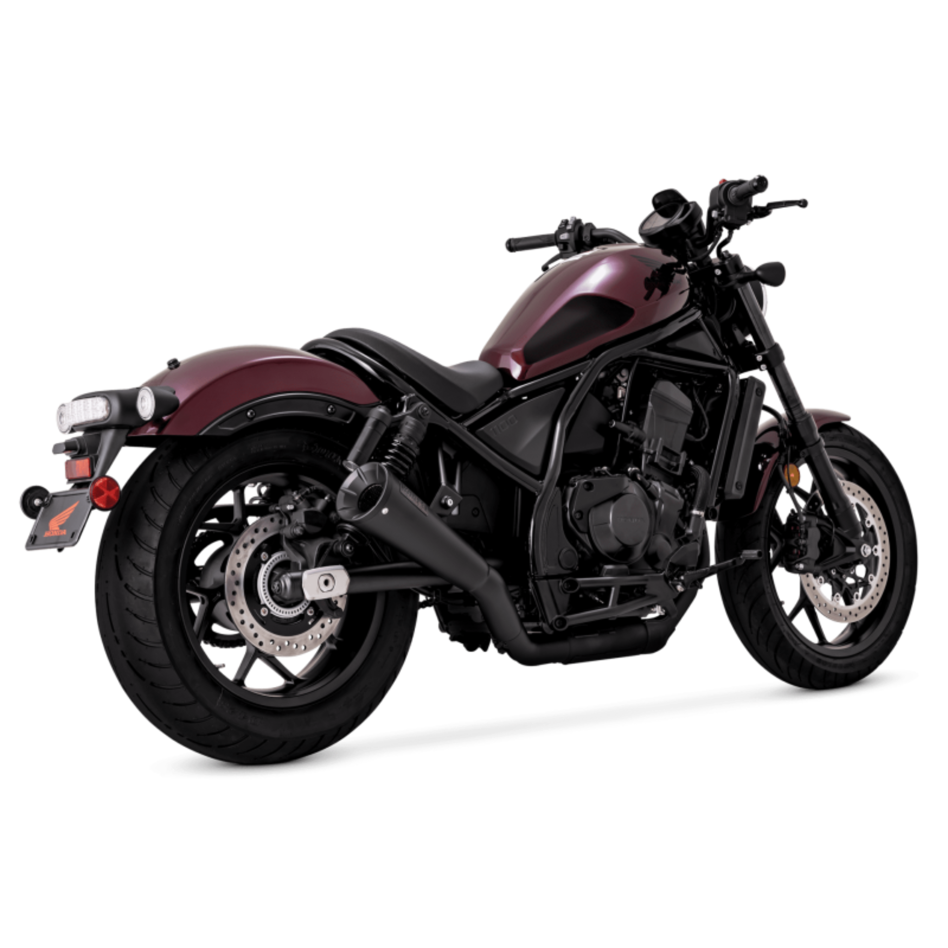 Picture of Vance & Hines HONDA 21-22 Rebel 1100 S/O Black Slip-On Exhaust