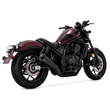 Picture of Vance & Hines HONDA 21-22 Rebel 1100 S/O Black Slip-On Exhaust