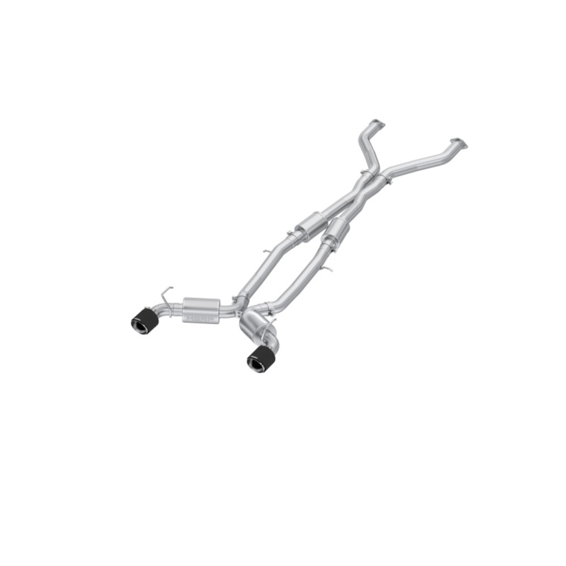 Picture of MBRP 23-24 Nissan Z 3.0L Armor Pro T304 Stainless Steel 3in Cat-Back Dual Rear Exit w/ 5in OD CF Tip