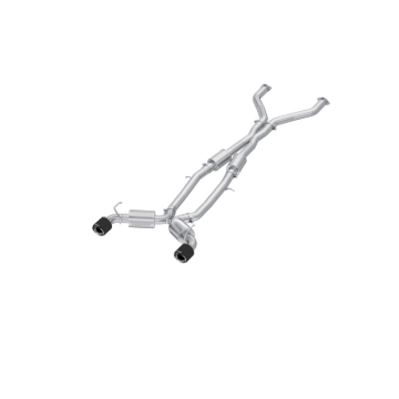 Picture of MBRP 23-24 Nissan Z 3.0L Armor Pro T304 Stainless Steel 3in Cat-Back Dual Rear Exit w/ 5in OD CF Tip