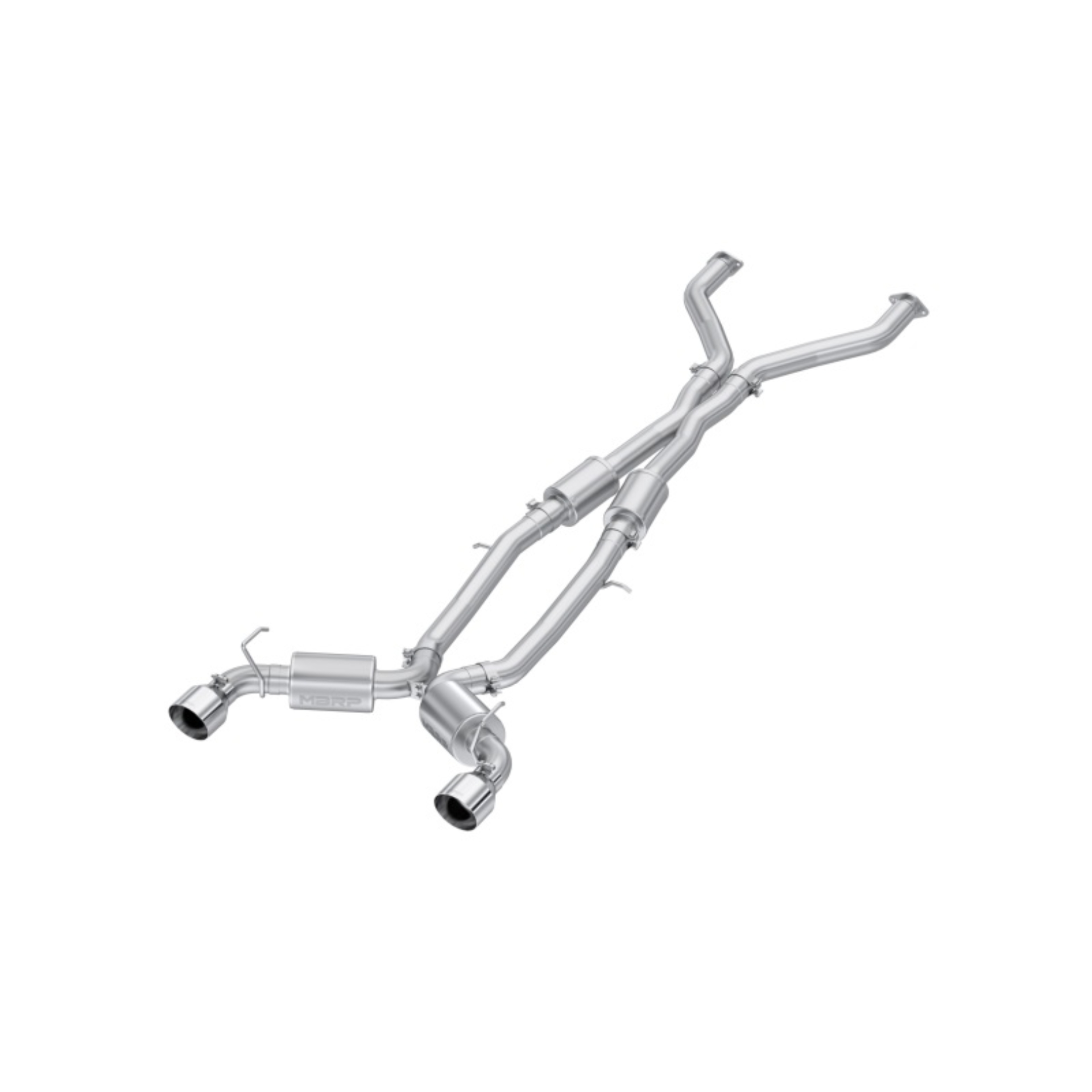 Picture of MBRP 23-24 Nissan Z 3.0L Armor Pro T304 Stainless Steel 3in Cat-Back Dual Rear Exit w/ 5in OD Tips
