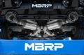 Picture of MBRP 23-24 Nissan Z 3.0L Armor Pro T304 Stainless Steel 3in Cat-Back Dual Rear Exit w/ 5in OD CF Tip