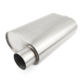 Picture of Mishimoto Universal Muffler with 3.0in Offset Inlet/Outlet - Brushed