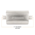 Picture of Mishimoto Universal Muffler with 2.5in Center Inlet/Outlet - Brushed