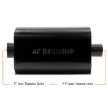 Picture of Mishimoto Muffler with 2.5in Center Inlet/Outlet - Angled Tip - Black