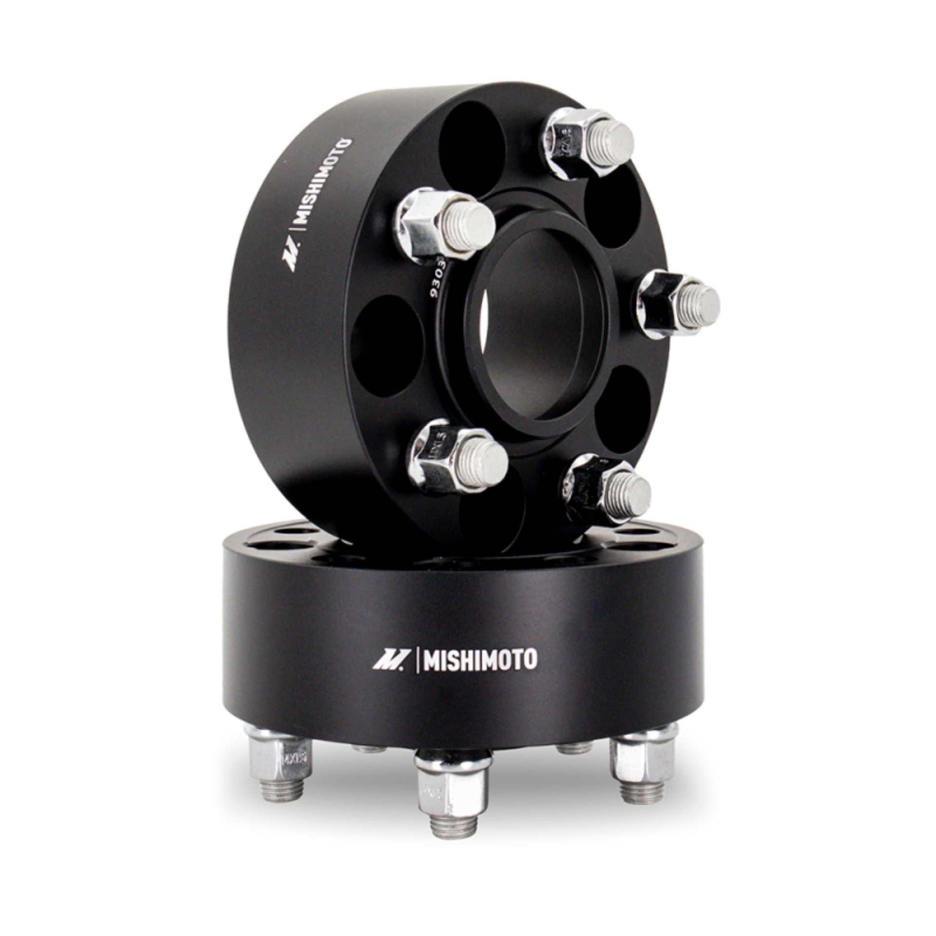 Picture of Mishimoto Wheel Spacers - 5x100 - 56.1 - 50 - M12 - Black