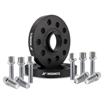 Picture of Mishimoto Wheel Spacers - 5x112 - 57.1 - 20 - M14 - Black