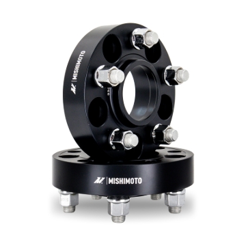 Picture of Mishimoto Wheel Spacers - 5x120 - 67.1 - 35 - M14 - Black