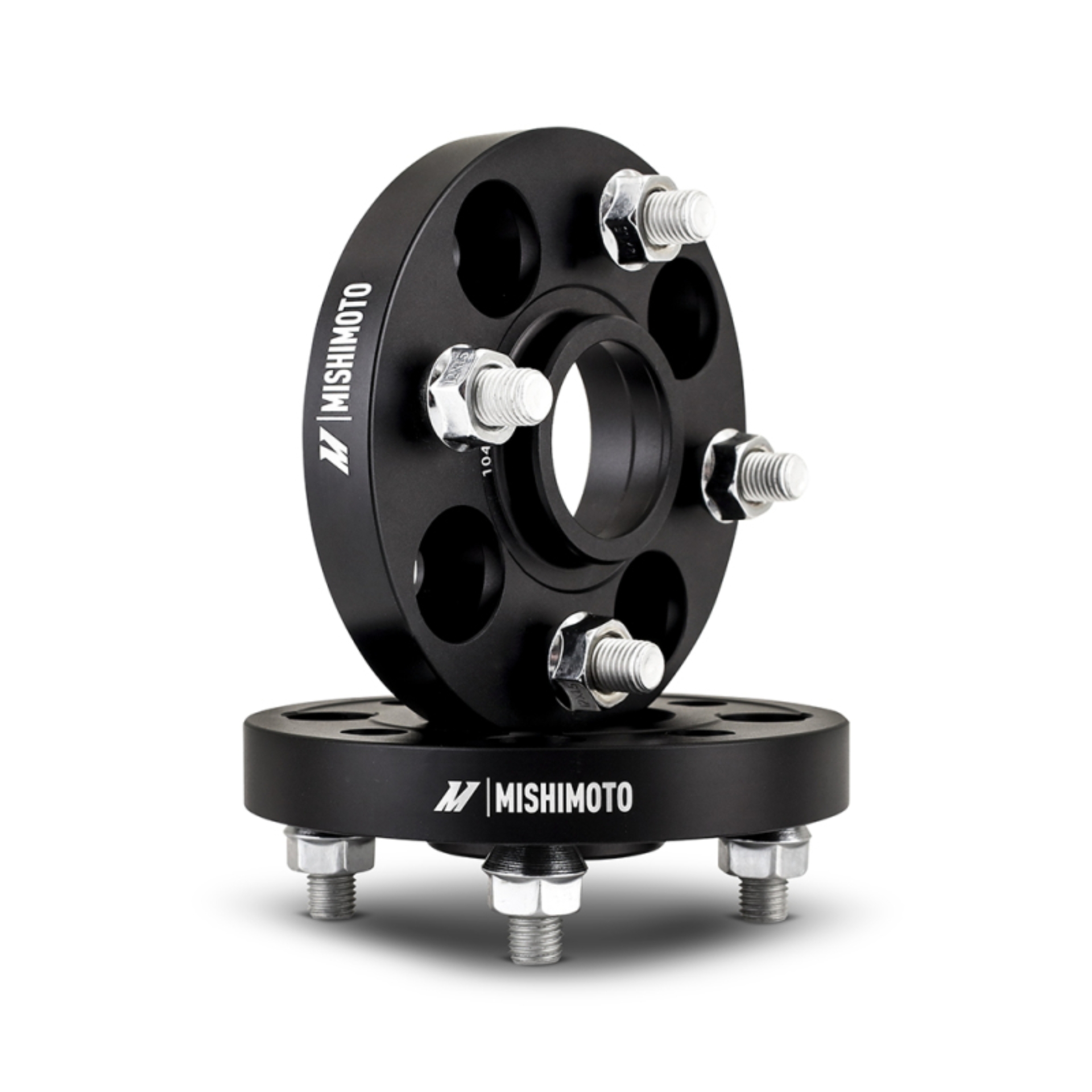 Picture of Mishimoto Wheel Spacers - 4x100 - 56.1 - 30 - M12 - Black