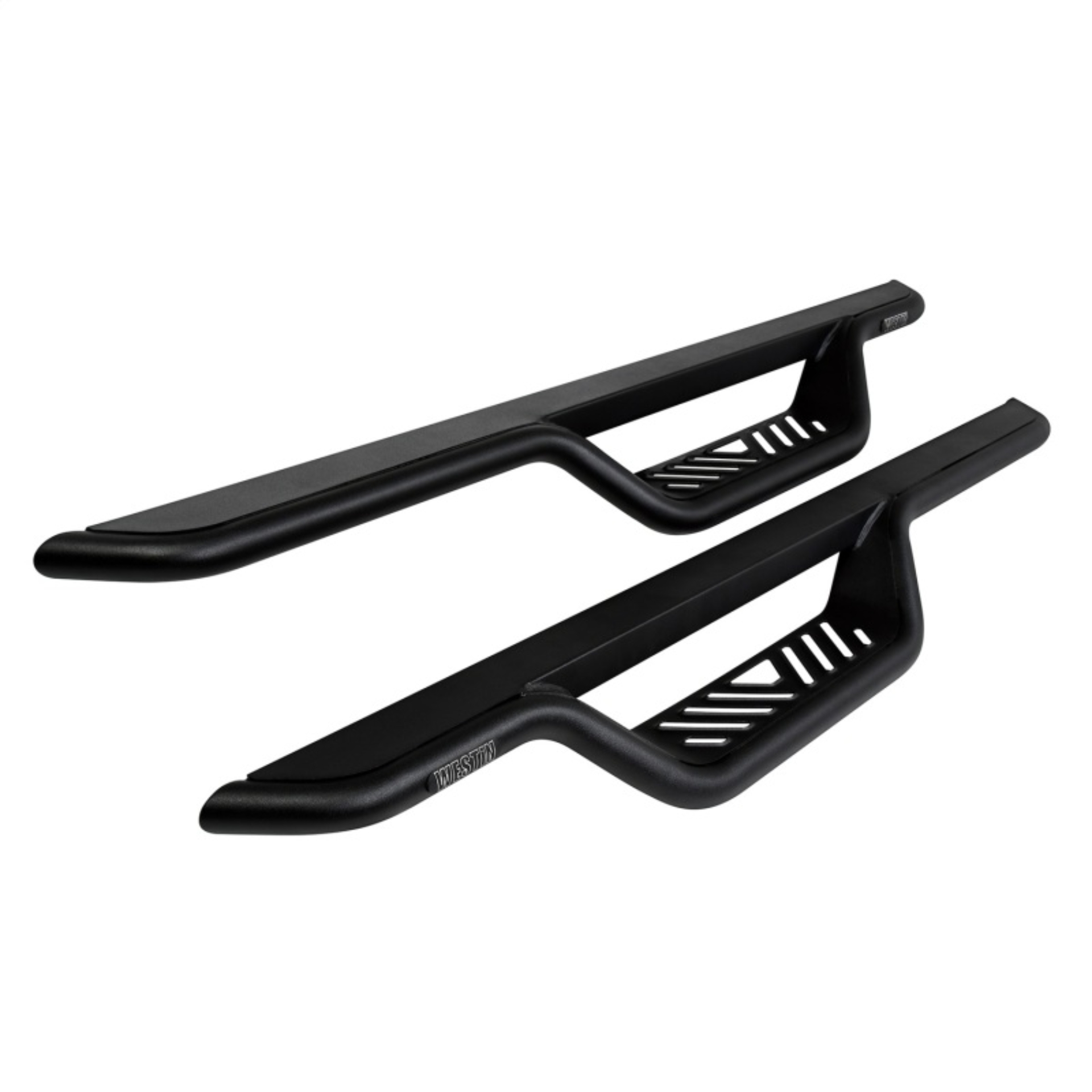 Picture of Westin 21-23 Ford Bronco 2DR (Excl. Bronco Sport) Outlaw Drop Nerf Step Bars - Textured Black