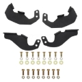 Picture of Westin 21-23 Ford Bronco 2DR (Excl. Bronco Sport) Outlaw Drop Nerf Step Bars - Textured Black