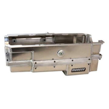 Picture of Moroso CN/Energy MFG/DRCE2 2-Piece Wet Sump Aluminum Oil Pan w/Double Power Kick Outs