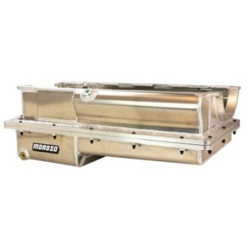 Picture of Moroso Brodix 5.00in Bore BBC 2 Piece Wet Sump Aluminum Oil Pan