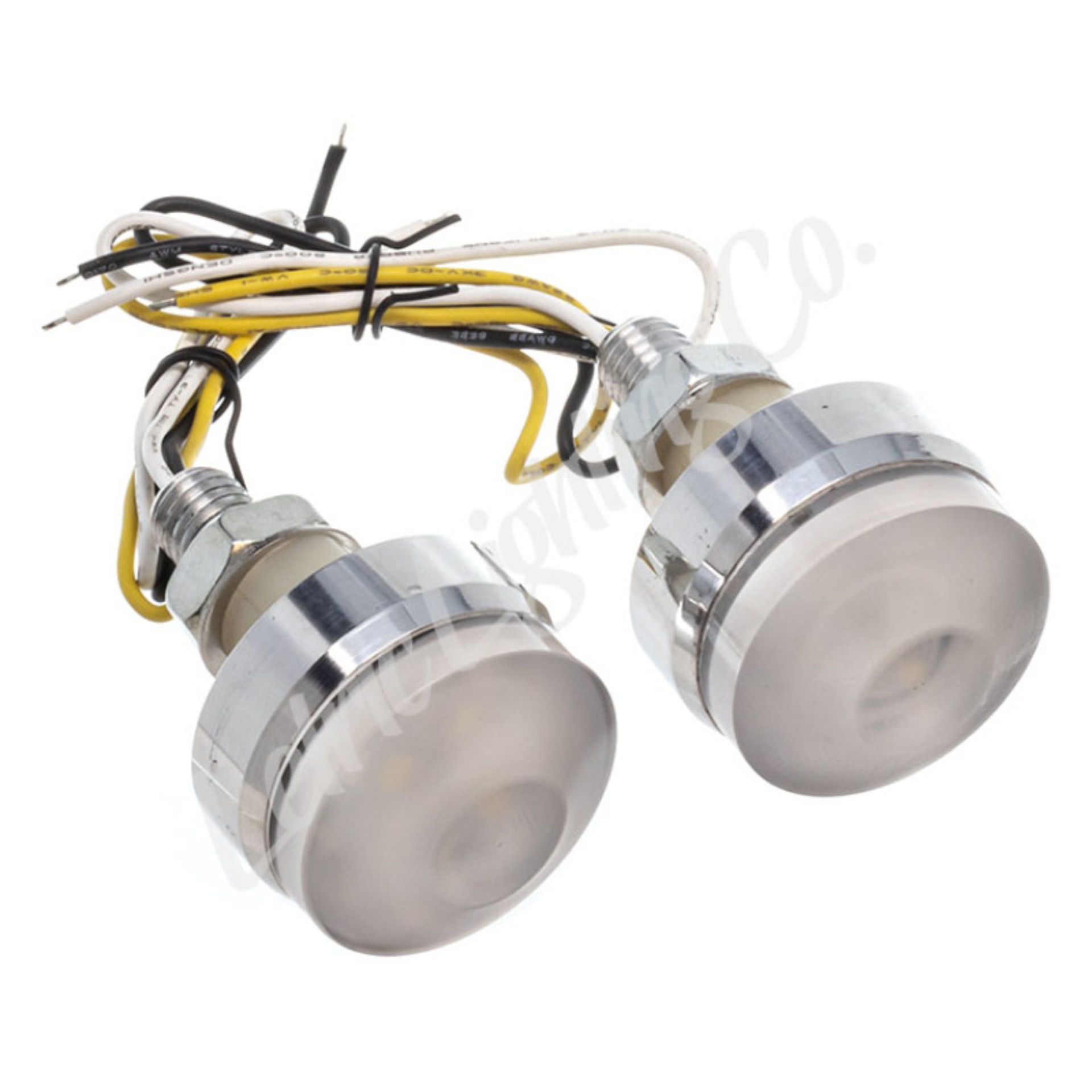 Picture of Letric Lighting Surface Indicators Lights Polished White/Amber
