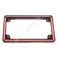 Picture of Letric Lighting 18+ HD Softail Perfect Plate Light License Plate Frame Black
