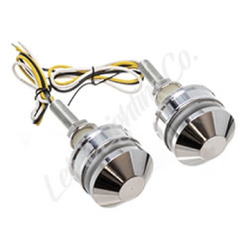 Picture of Letric Lighting Grip Indicators Lights Polished Cap White/Amber