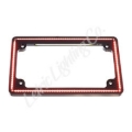 Picture of Letric Lighting  14+ Indian Scout  Perfect Plate Light License Plate Frame Black