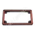 Picture of Letric Lighting  14+ Indian Scout  Perfect Plate License Plate Frame Matte Black