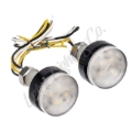 Picture of Letric Lighting Surface Indicators Lights Black White/Amber