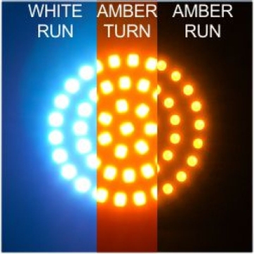 Picture of Letric Lighting LET Bullet Turn Signal Inserts Light Accessories and Wiring - LLC-B7SWAA