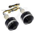 Picture of Letric Lighting Grip Indicators Lights Black Cap White/Amber