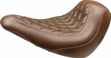 Picture of Mustang 18-21 Harley Low Rider, Sport Glide Wide Tripper Solo Seat Diamond Stitch - Brown