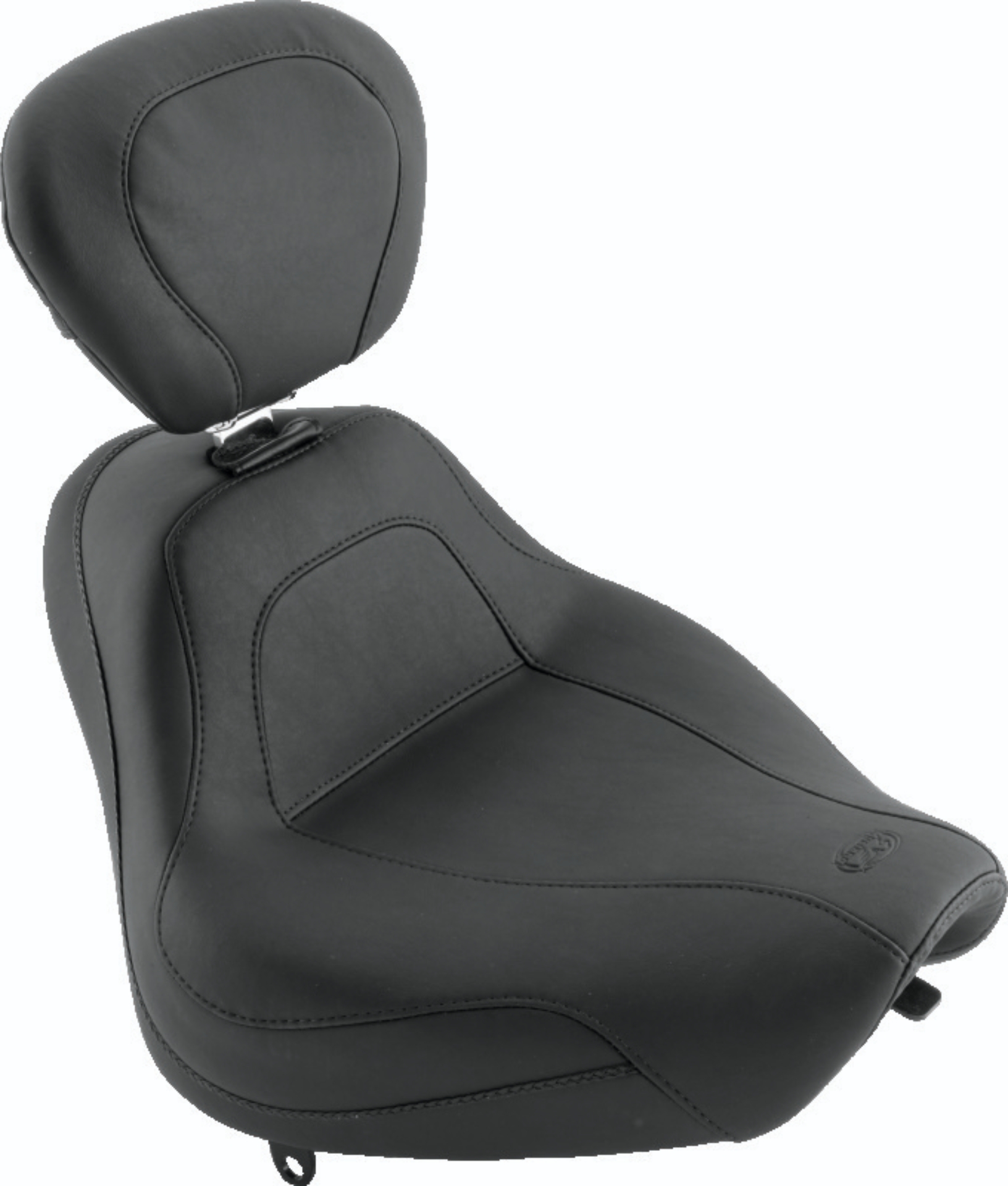Picture of Mustang 18-21 Harley Fat Bob Wide Tripper Solo Seat Diamond Stitch - Brown