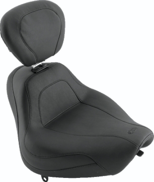 Picture of Mustang 18-21 Harley Fat Bob Wide Tripper Solo Seat Diamond Stitch - Brown