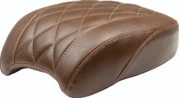 Picture of Mustang 18-21 Harley Heritage Classic, Deluxe Wide Tripper Passenger Seat Diamond Stitch - Brown