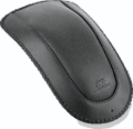 Picture of Mustang 05-17 Harley Deluxe(w/ Standard Rack) Wide Touring Solo Seat w/Driver Backrest - Black