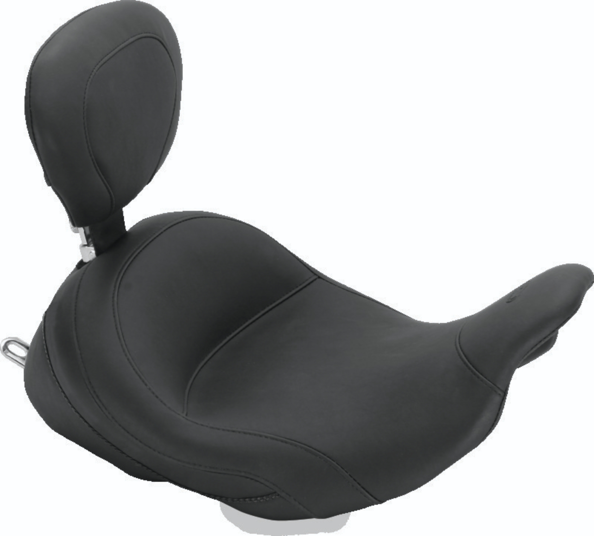 Picture of Mustang 08-21 Harley Electra Glide Std,Rd Glide,Rd King,Str Glide Lowdow Touring Solo Seat - Black