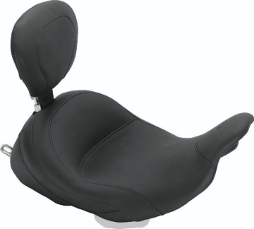 Picture of Mustang 08-21 Harley Electra Glide Std,Rd Glide,Rd King,Str Glide Lowdow Touring Solo Seat - Black