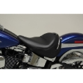 Picture of Mustang 05-17 Harley Deluxe(w/ Standard Rack) Wide Touring Solo Seat w/Driver Backrest - Black